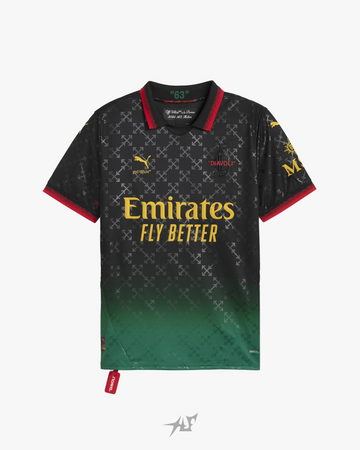AC MILAN x OFF WHITE BLACK