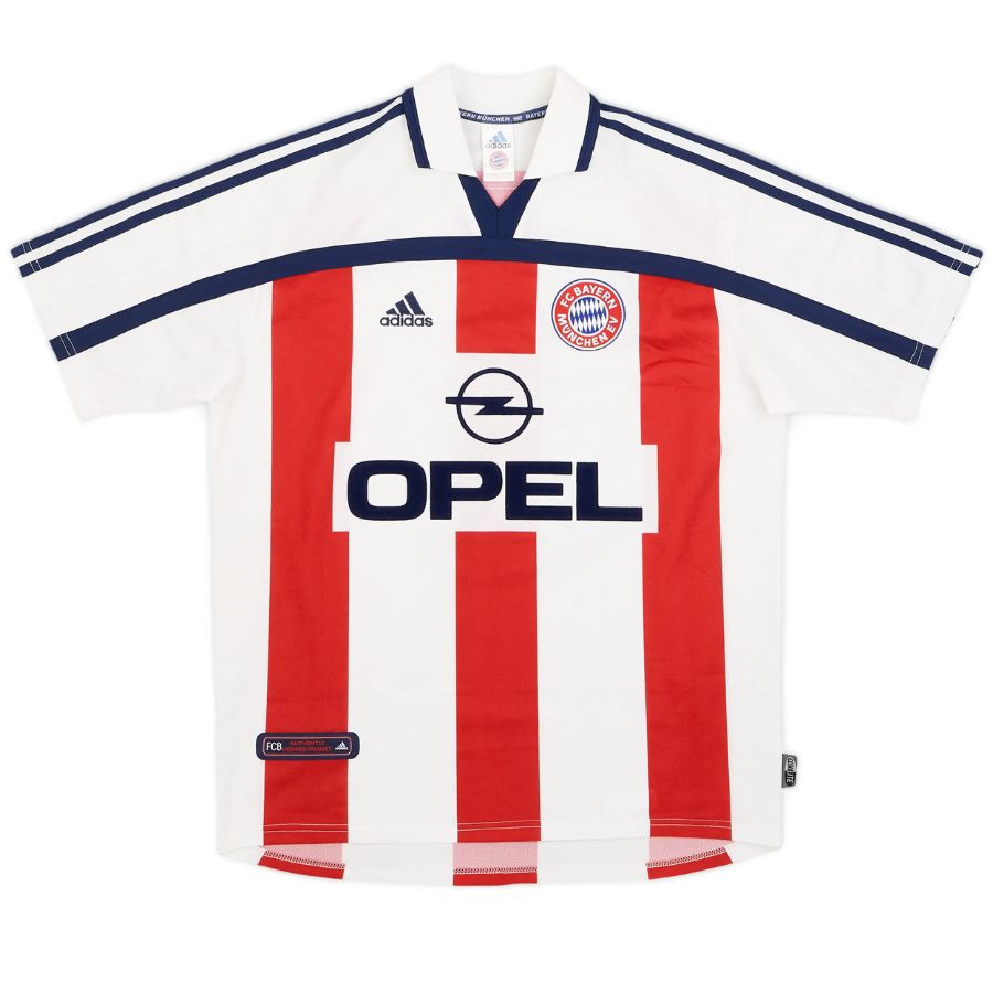 Elber #9 Bayern Munich Away Retro Jersey 2000/01
